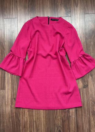 Коротке пряме ошатне плаття zara