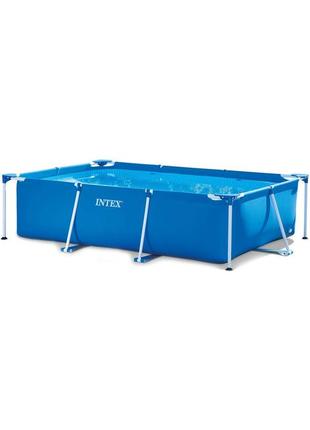 Бассейн каркасный прямоугольный intex 4