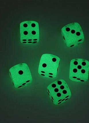 Светящиеся кубики игральные кости для настольной игры зарики dice d&d нарды подземелья и драконы dungeon and dragon