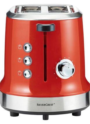 Тостер silver crest std 950 a1 kat (950 вт, 6 режимов, нержавеющая сталь, немецкий)
