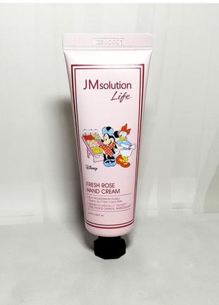 Дитячий крем для рук jm solution life disney fresh rose 50 мл.