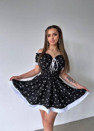 Легка та повітряна сукня, 💋ідеальна річ у твоєму гардеробі на літо. талія сукні на резиночках, тому адаптується під будь який тип фігури, 💔🤗