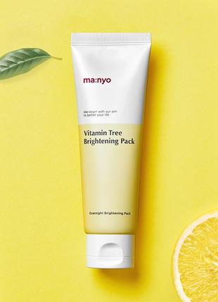 Нічна маска з вітаміном с для сяйва шкіри manyo factory 75 ml корея