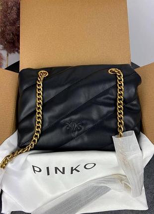 Сумка клатч pinko puff black 2