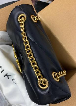 Сумка клатч pinko puff black 3