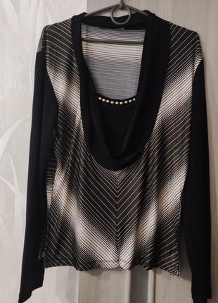 Блузка в полоску 50-52