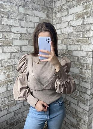 Светр з сорочкою old money 2