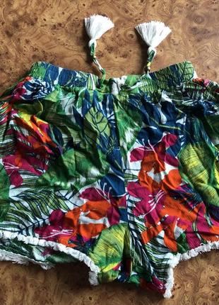 Цветные легкие шортики на лето candy couture xxs-s