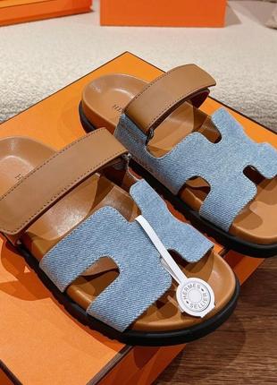 Шльопки, шльопанці у стилі togo hermes chypre