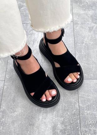 Босоножки женские замша 36-40