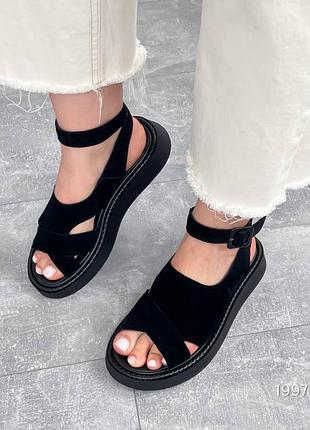 Босоножки женские замша 36-40