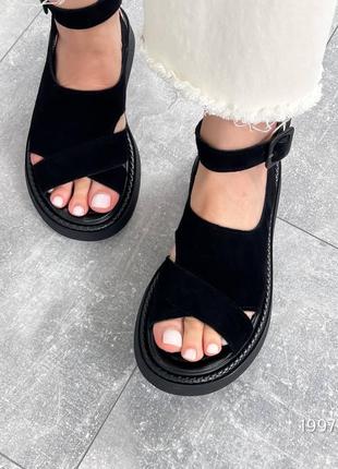 Босоножки женские замша 36-40