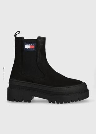 Женские замшевые челси tommy jeans