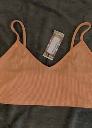 Топ в рубчик boohoo