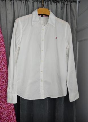 Бавовняна біла сорочка lauren ralph lauren