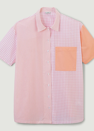 Новая фирменная котоновая рубашка