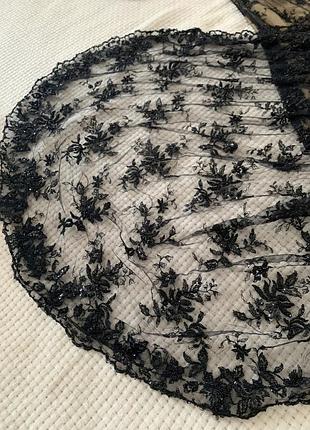 Выпускное платье платье платье платье вечернее с бисером кружево4 фото