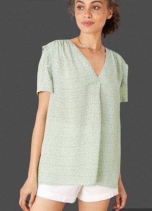 Нежная натуральная блуза monsoon.