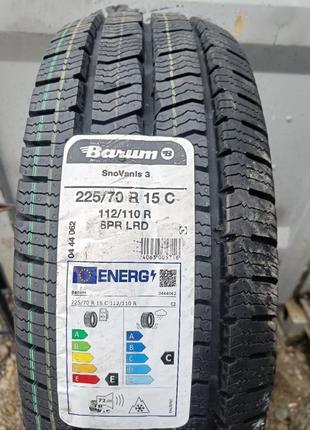 Зимові вантажні шини 225 70r15c 112/110r 8pr barum snovanis