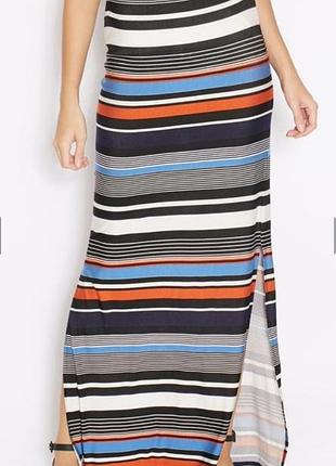 Юбка макси с двумя распорками по бокам