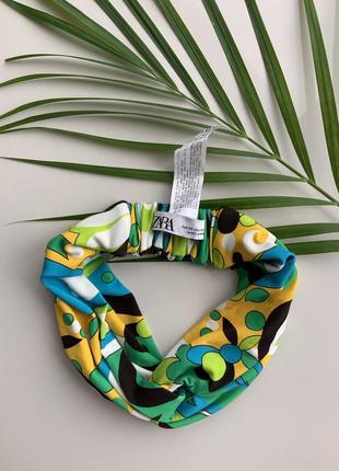 Zara яскравий літній ободок повʼязка на голову