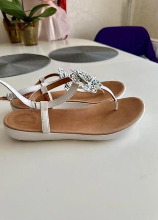 Шикарні ортопедичні босоніжки зі стразами в каміннях вʼєтнамкі на 42 розмір flipflop