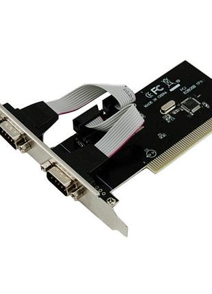 Контроллер pci переходник на 2 rs232 db9 com-порта