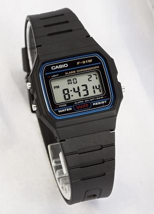 ‼️часы casio f-91w наручный черный