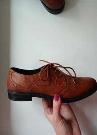 Hotter натуральная кожа оксфорды броги туфли кожаные