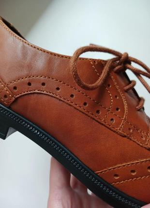 Hotter натуральная кожа оксфорды броги туфли кожаные