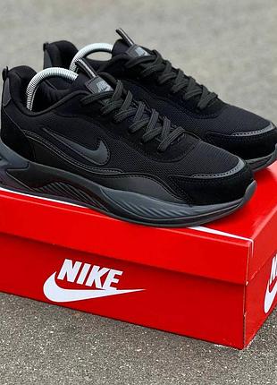 Мужские кроссовки nike running all black