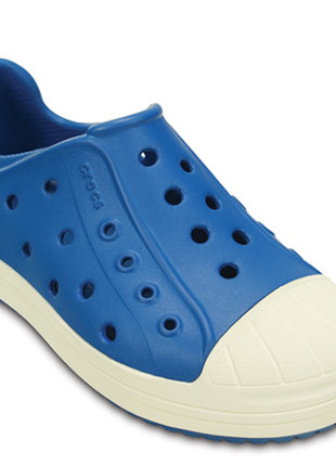 Crocs crocs кроксы слипоны детские макасины аквашузы kids bump it clog slip on cerulean blue navy