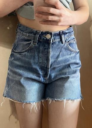 Джинсовые шорты zara