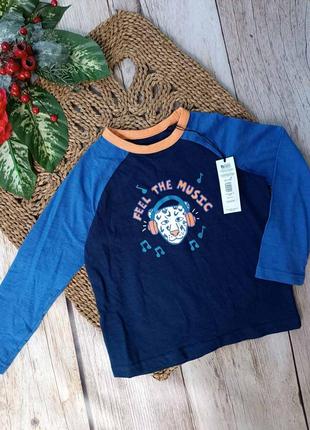 Новий реглан лонгслів футболка з довгим рукавом