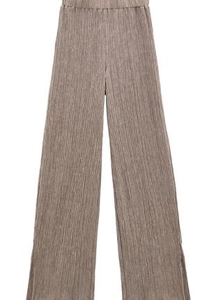 Легкі фактурні штани zara