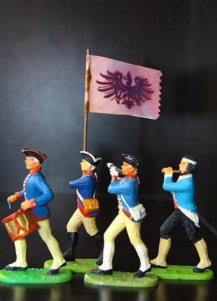 Отряд американцев или прусской армии ( elastolin  ) 70мм ( набор)