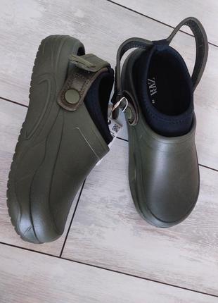 Крокси zara сабо клоги