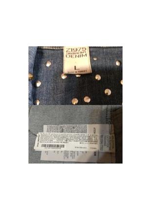 Куртка джинсова бренд zara z1975 l10 фото