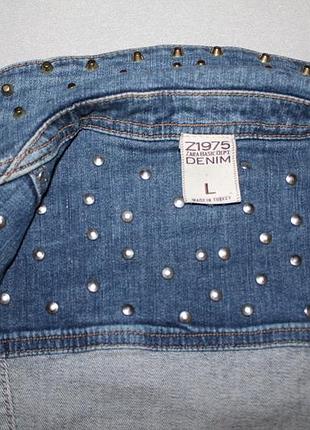 Куртка джинсова бренд zara z1975 l9 фото