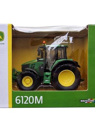 Модель britains трактор john deere 6120m 1:32 (43248)5 фото