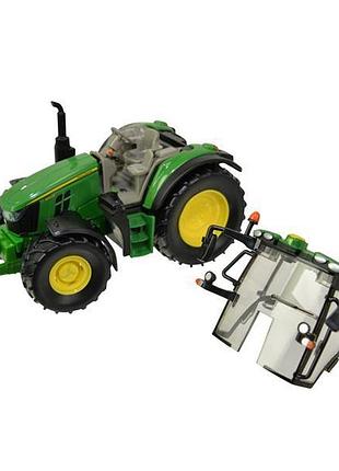 Модель britains трактор john deere 6120m 1:32 (43248)4 фото