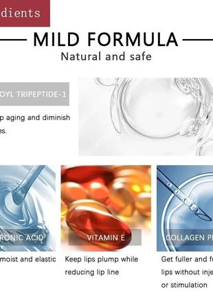 Увлажняющий коллагеновый блеск для губ с эффектом увеличения объема