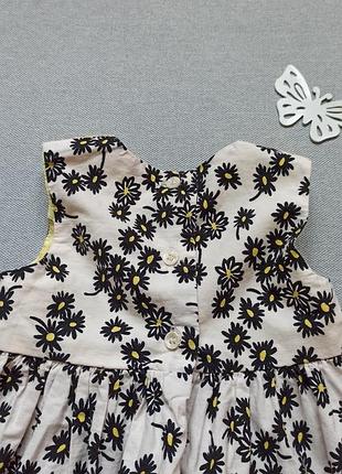Детское летнее платье 9-12 мес george для девочки 3