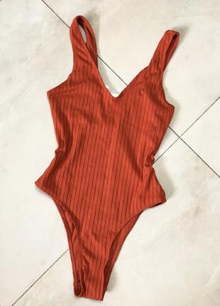 Сексі купальник в рубчик
