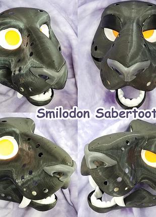 Основа фурсуються для виготовлення маски smilodon sabertooth.
