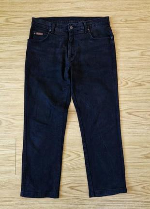Джинсы мужские wrangler w36 l32 texas stretch original (черные)