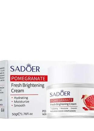 Омолаживающий противовоспалительный крем с экстрактом красного граната и гиалуроновой...