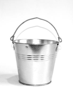 Ведро оцинкованное двухшовное 10л.