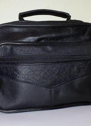Чоловіча сумка з натуральної шкіри s0517-2 (22x18x9см)