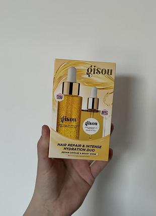 Gisou лимитированный набор hair repair &amp; intense hydration duo